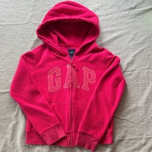 GAP Kids Bright Pink Zip-Up Hoodie